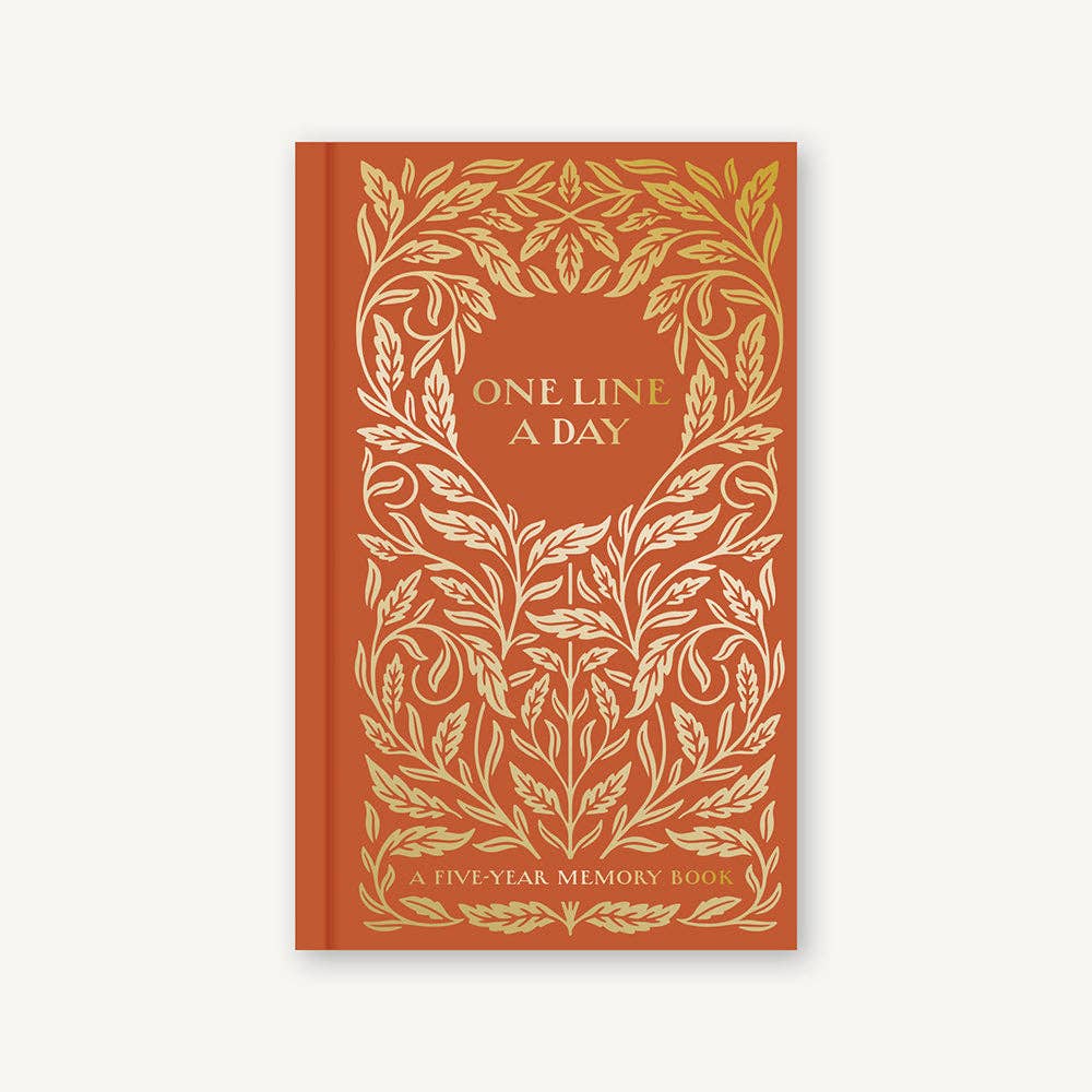 Gilded One Line a Day: A Five-Year Memory Book