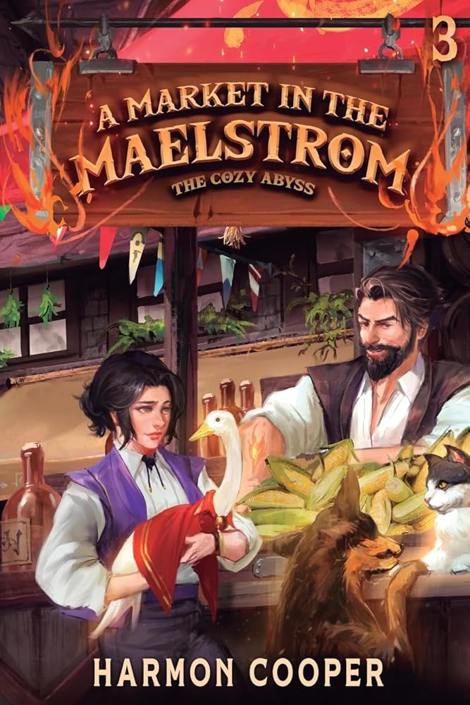 A Market in the Maelstrom: A Slice-of-Life LitRPG Adventure (The Cozy Abyss, 3) cover image