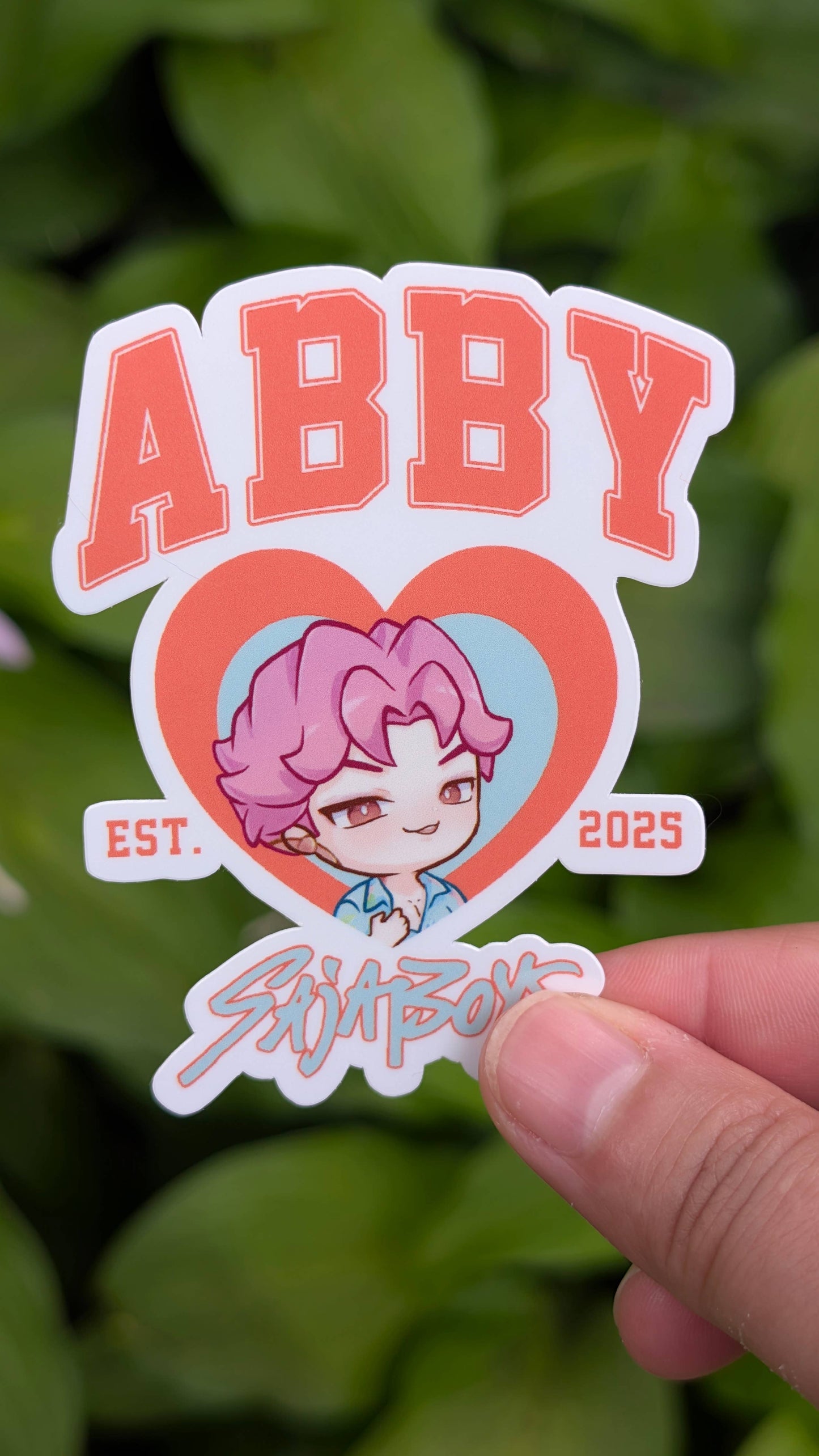 Clear K-pop Demon Hunter stickers, SAJA BOYS, soda pop