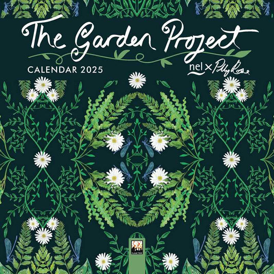 Nel x Polly Rose: The Garden Project Mini Wall Calendar 2025 (Art Calendar) by