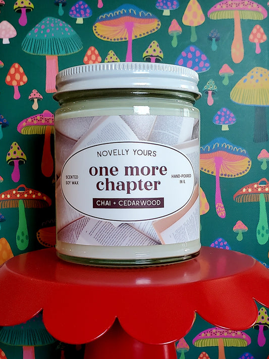 One More Chapter - Novelly Yours Candle