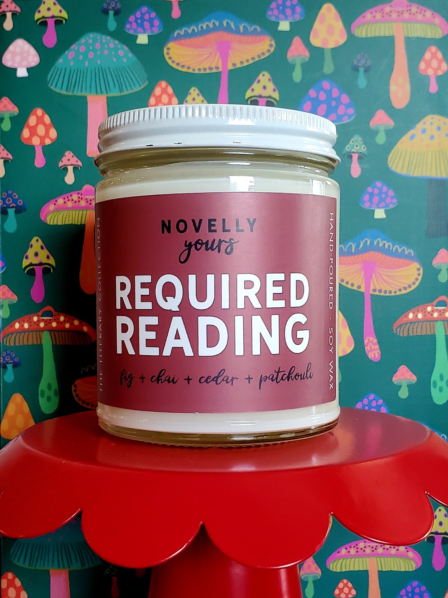 Required Reading - Novelly Yours Candle