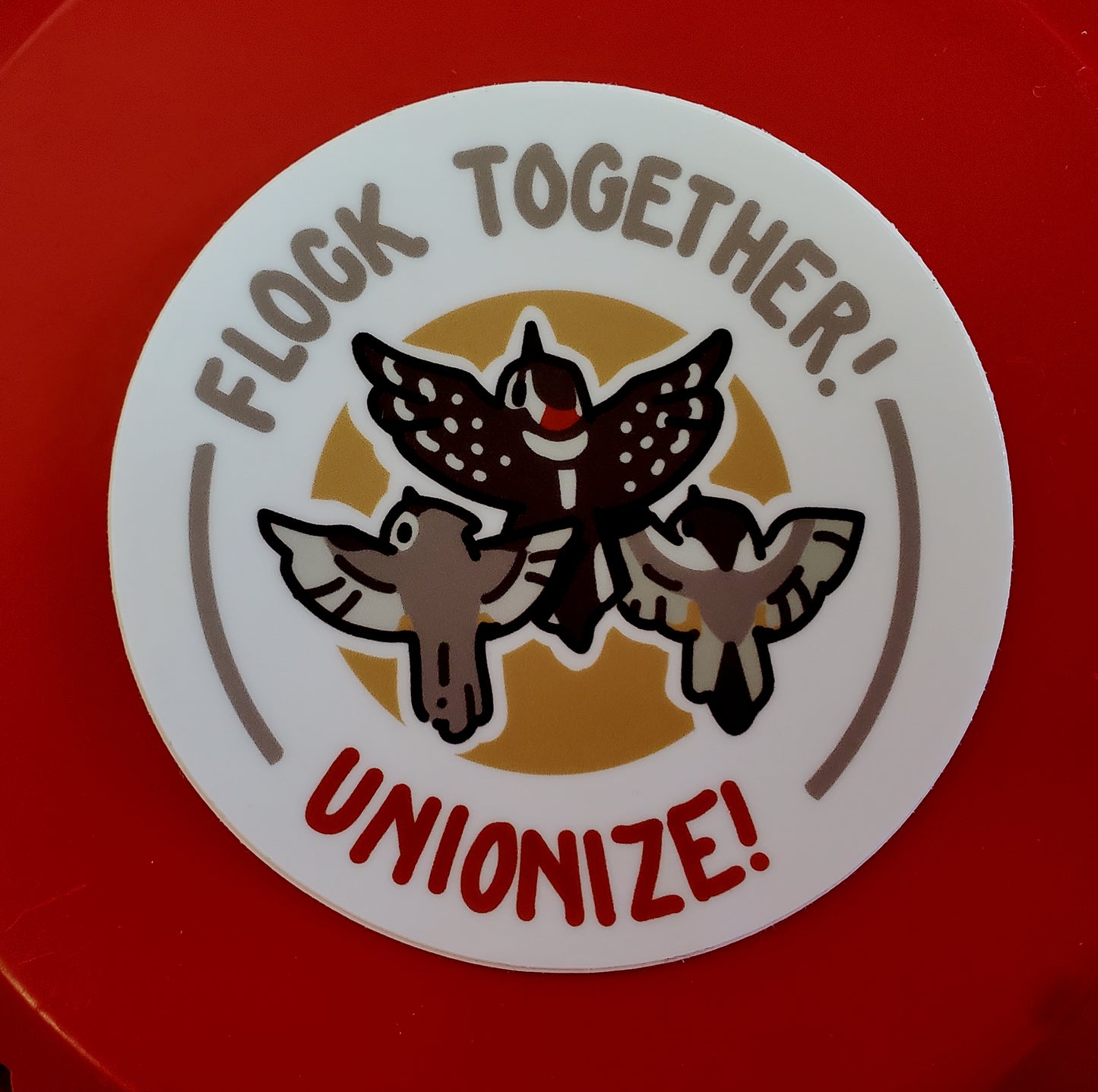 Flock Together sticker