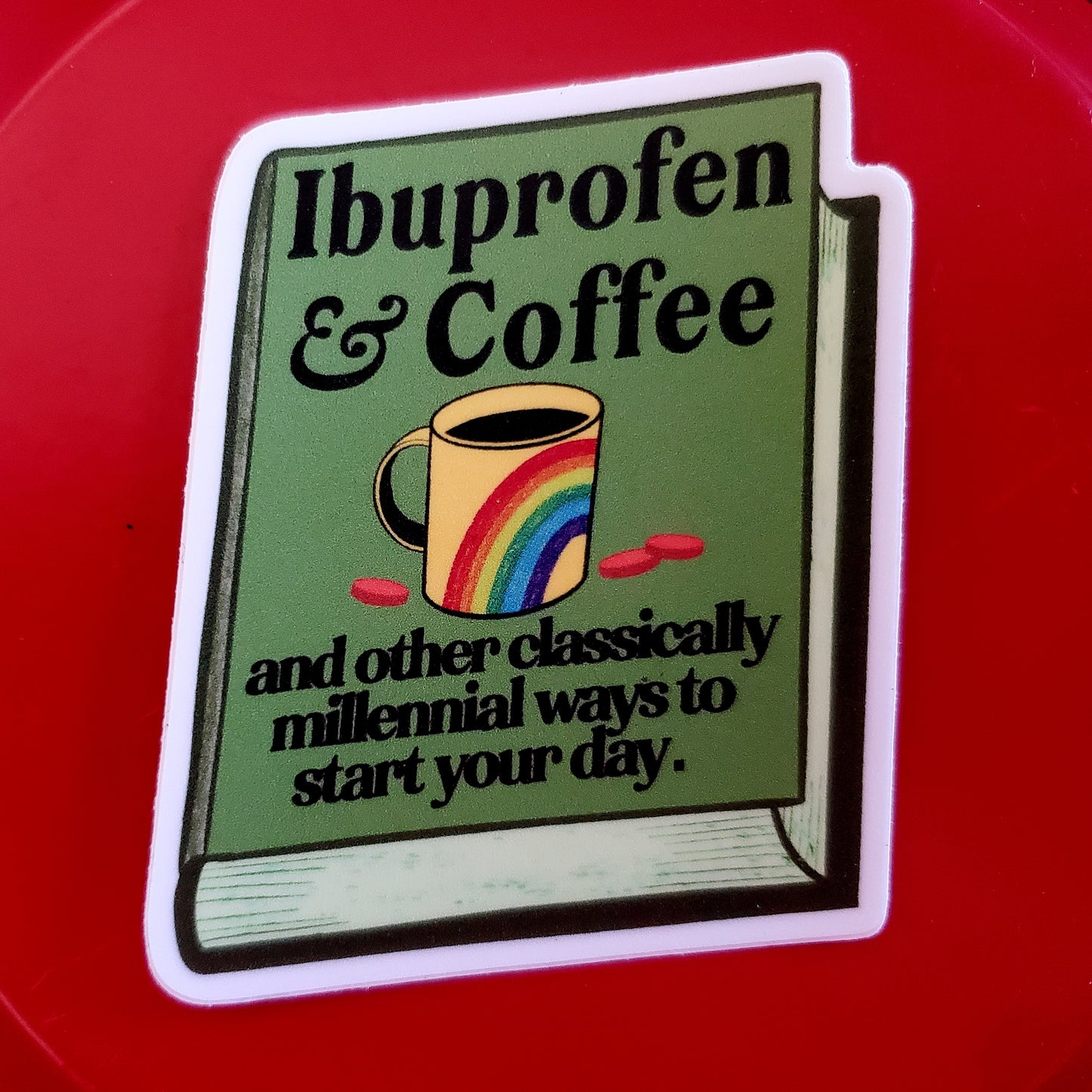 Ibuprofen & Coffee sticker