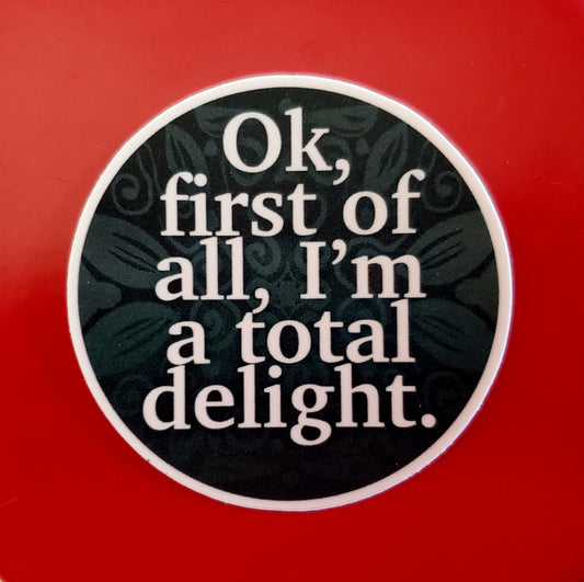 Total Delight sticker