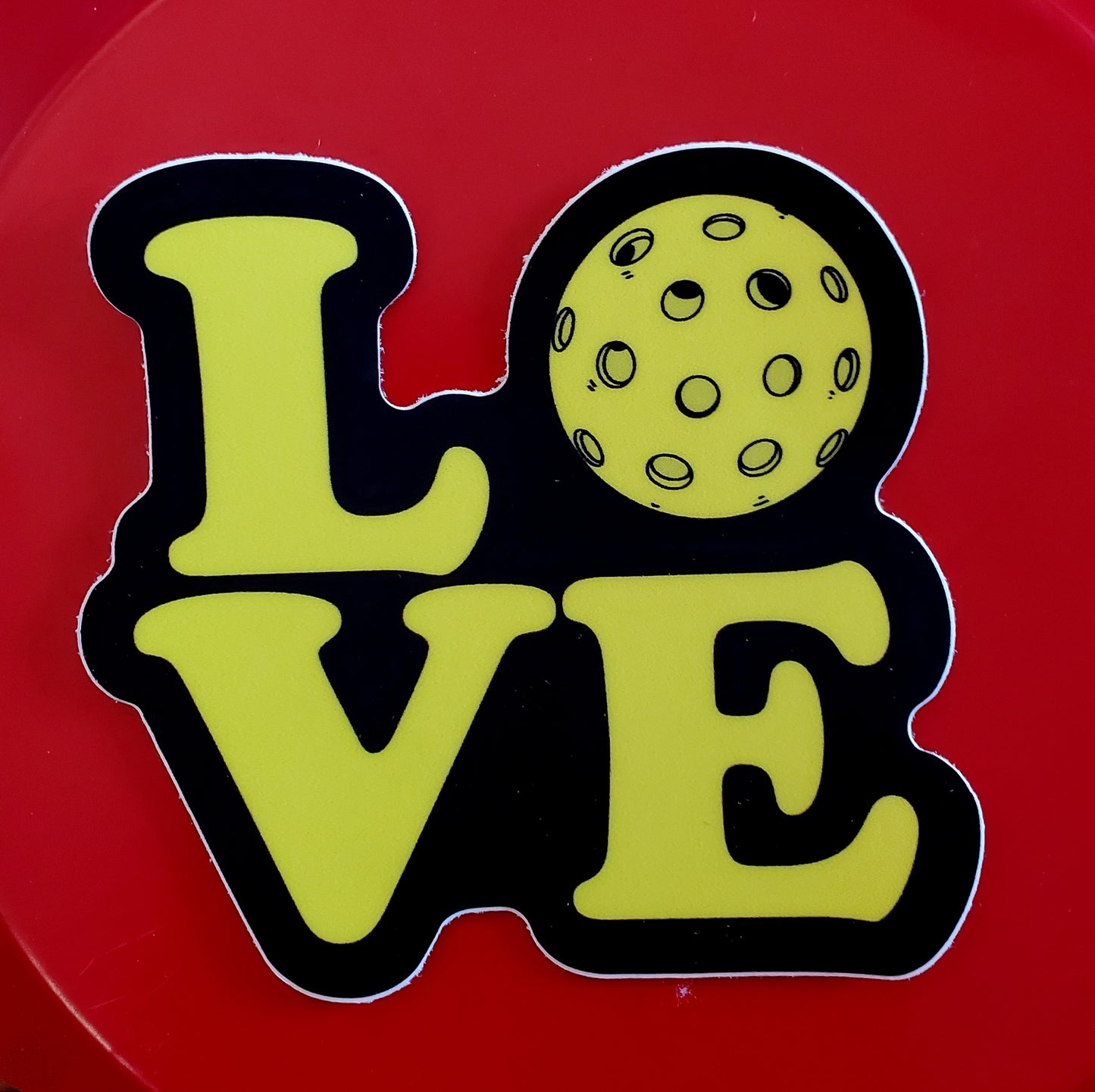 Pickleball Love sticker