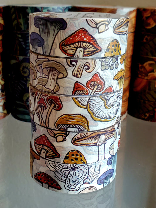 Mushroom and Fungi Washi Tape