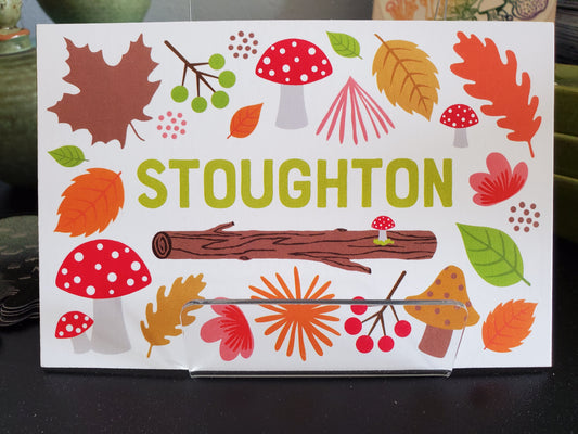 Stoughton Fall Postcard