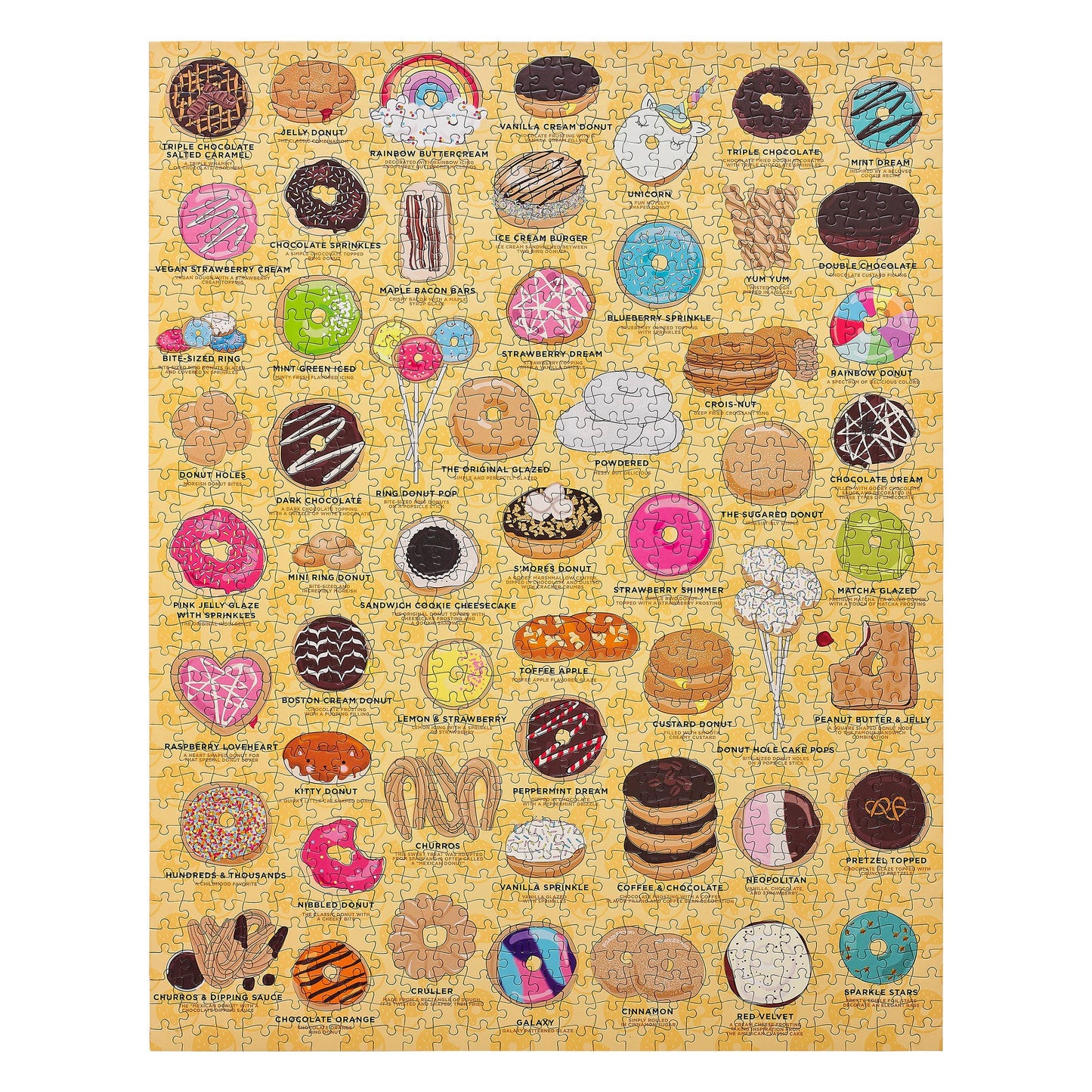 Donut Lover's 1000 Piece Jigsaw Puzzle