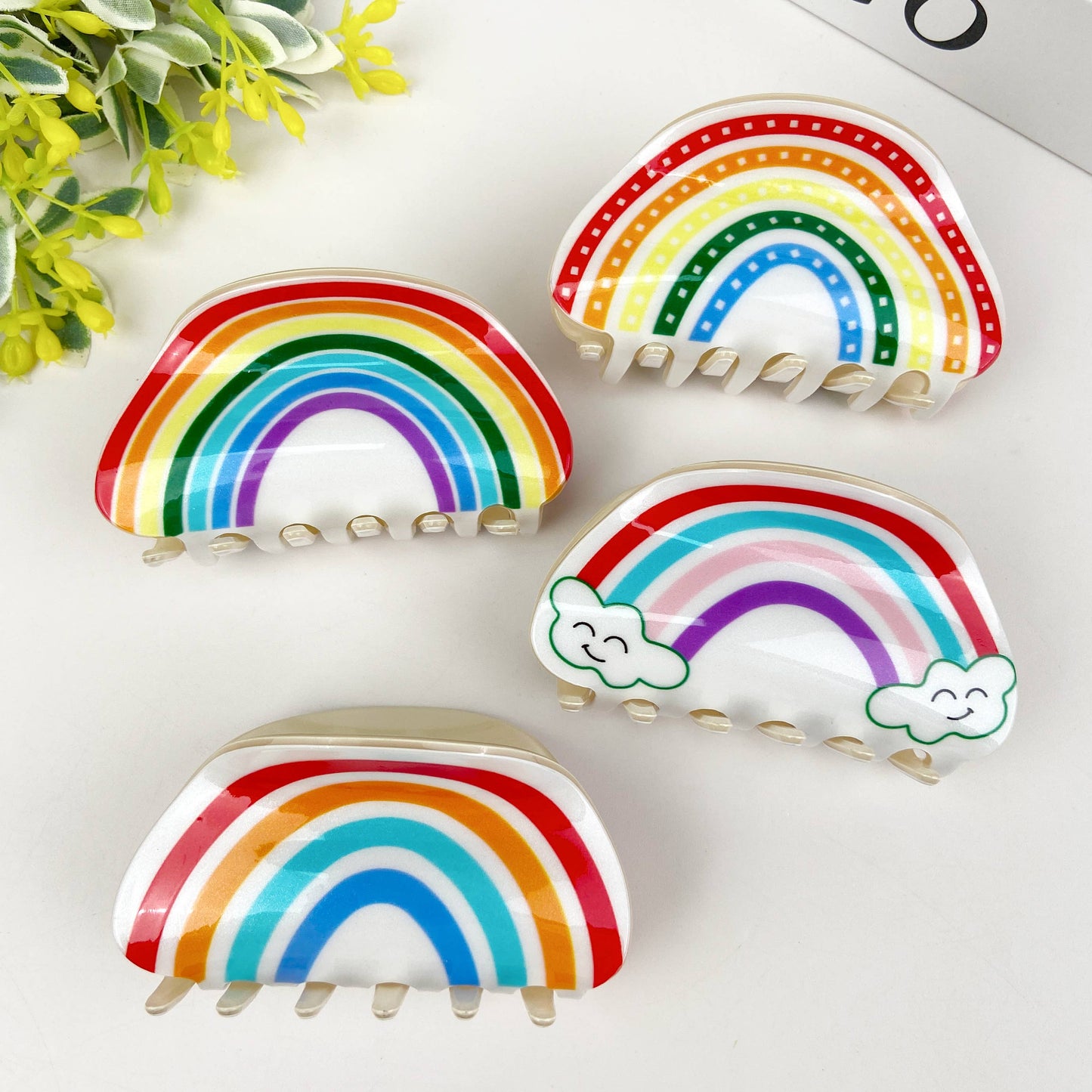 Rainbow Hair Claw