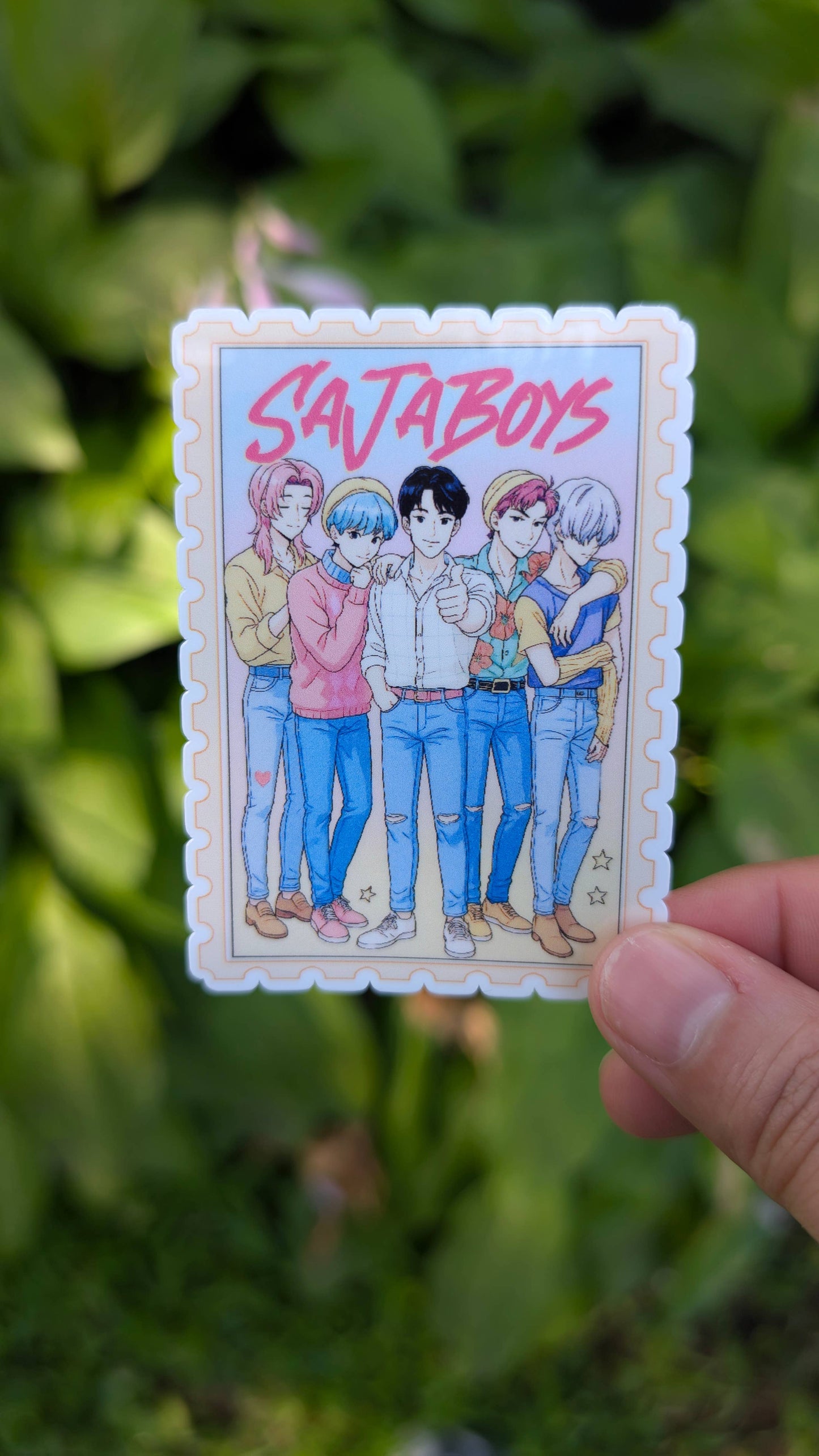 Holographic or Clear K-pop Huntrix DH, Saja Boys, Cat & Bird