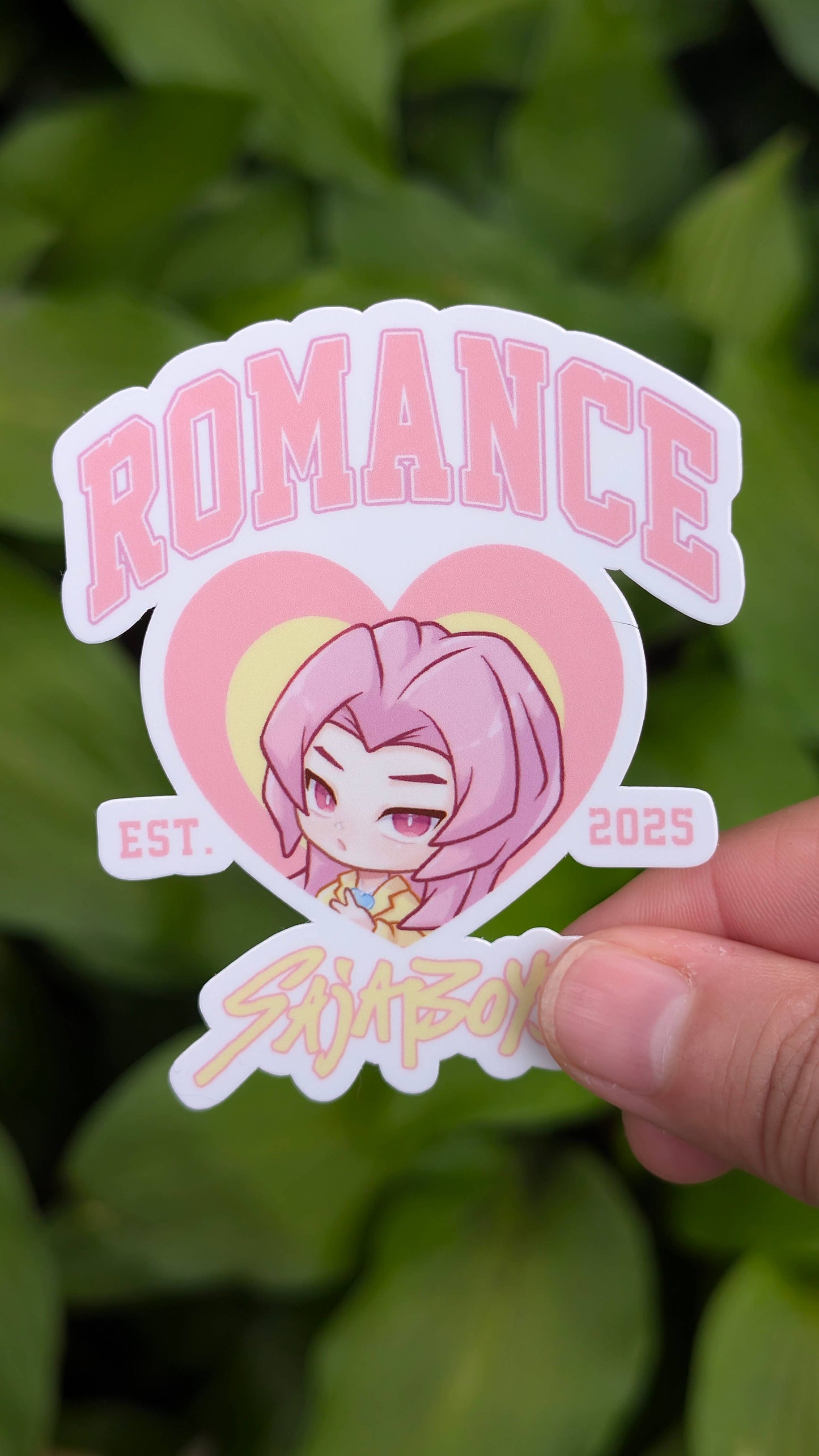 Clear K-pop Demon Hunter stickers, SAJA BOYS, soda pop