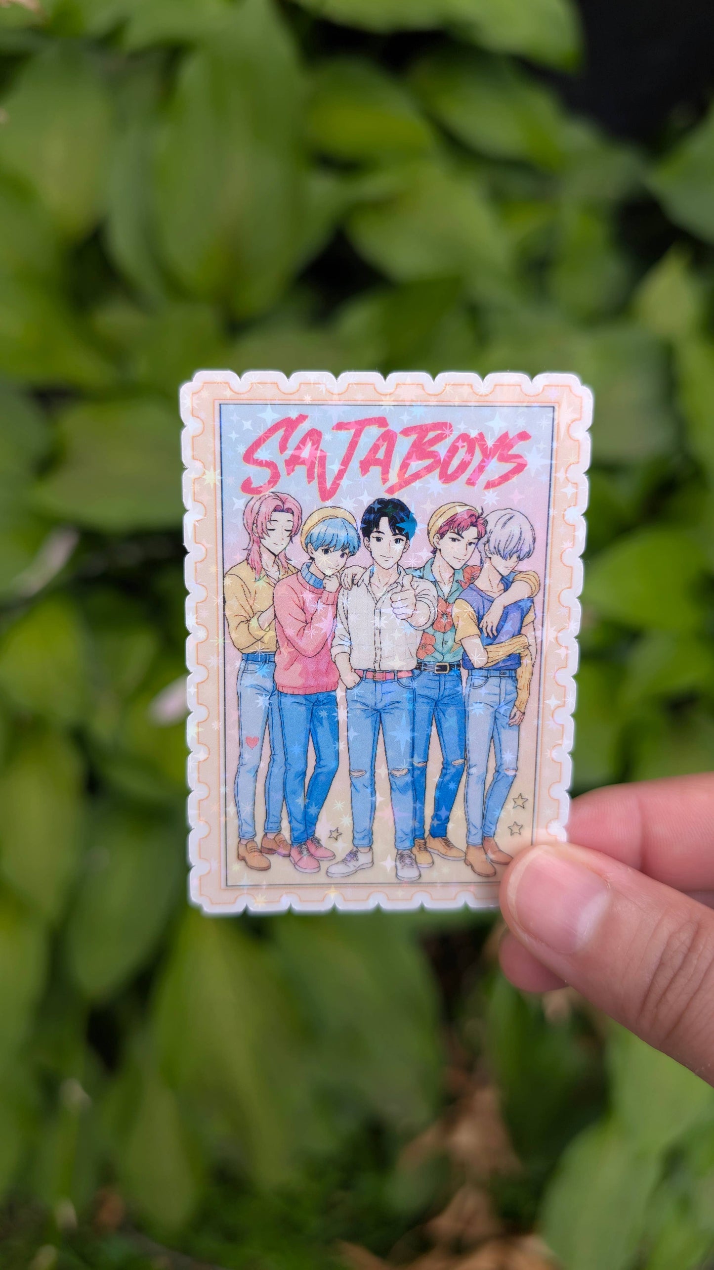 Holographic or Clear K-pop Huntrix DH, Saja Boys, Cat & Bird