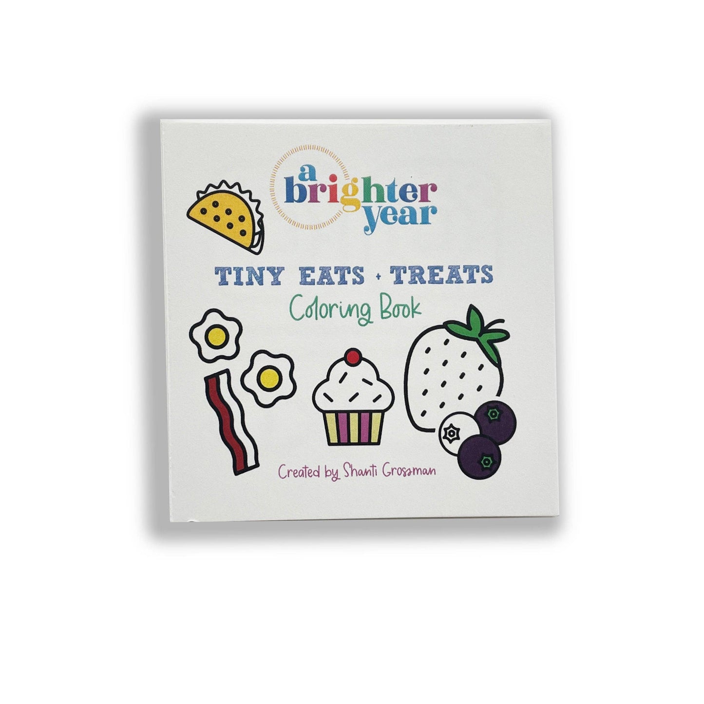 Tiny Eats + Treats Coloring Book, stocking stuffer, gift