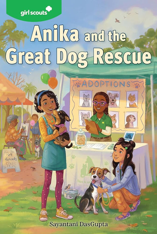 Girl Scouts: Anika and the Great Dog Rescue (A Girl Scouts Novel, 2) cover image