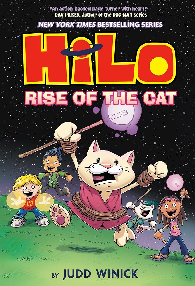 Hilo Book 10: Rise of the Cat: (A Graphic Novel) cover image