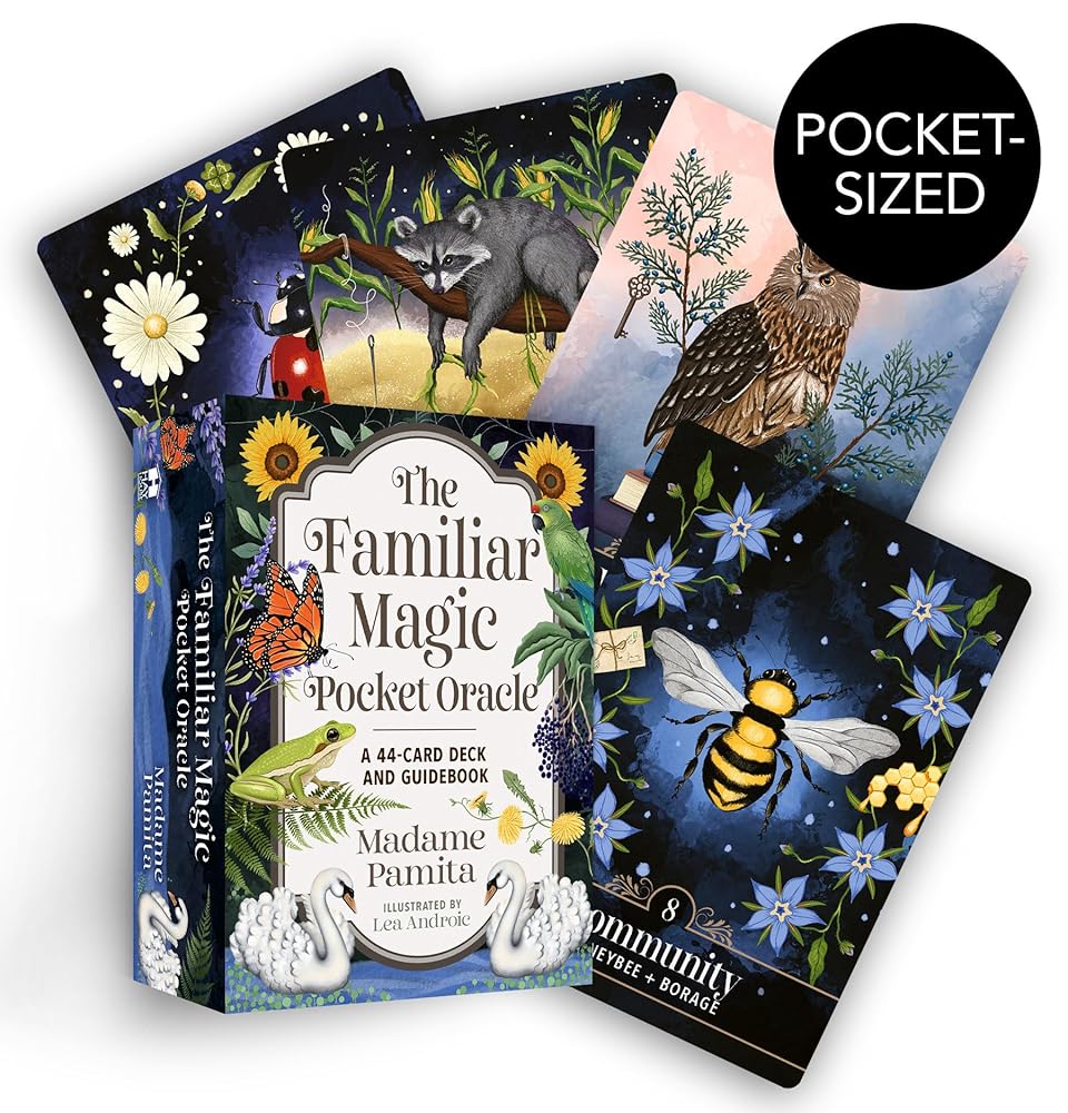 The Familiar Magic Pocket Oracle: A 44-Card Deck and Guidebook cover image