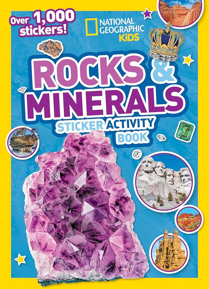 Rocks and Minerals Sticker Activity Book (NGK Sticker Activity Books) cover image