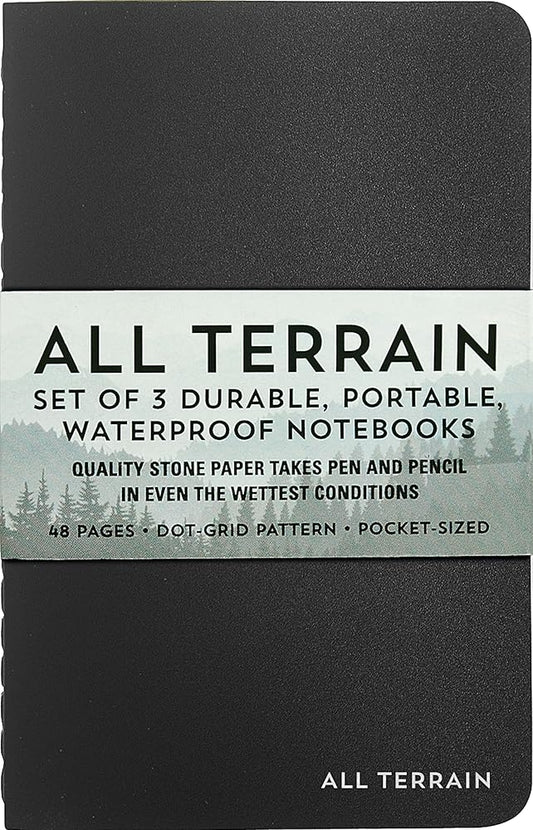 All Terrain Waterproof Notebooks (set of 3) (Dot Grid Pattern) cover image