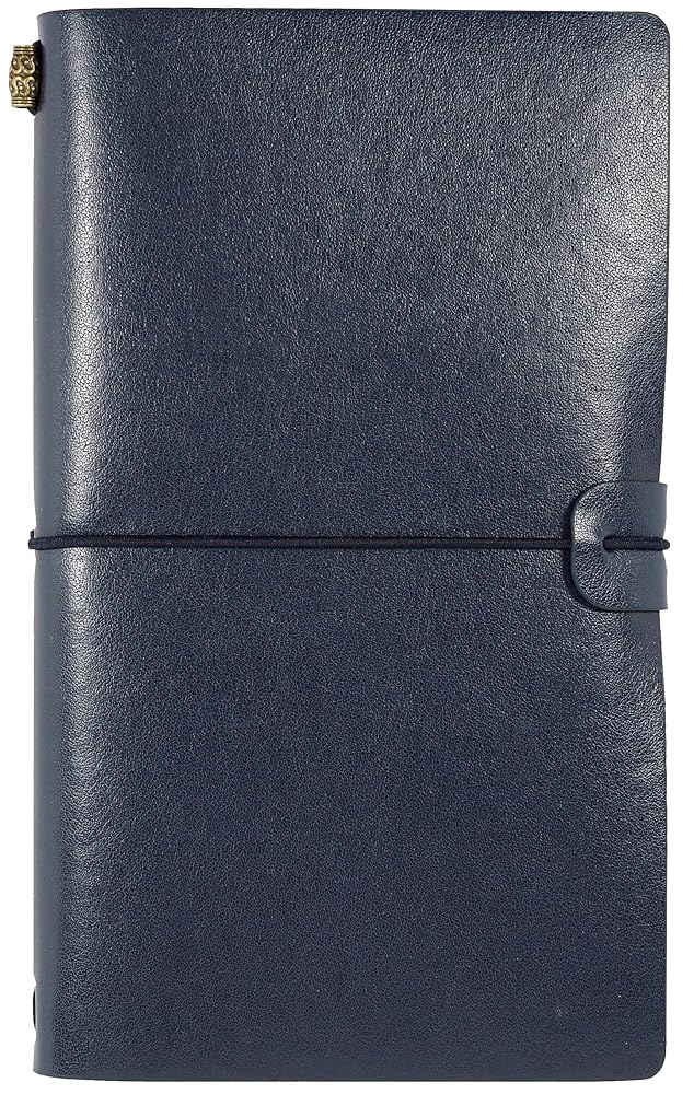 Voyager Refillable Notebook - Midnight Blue (Traveler's Journal, Planner, Notebook) cover image