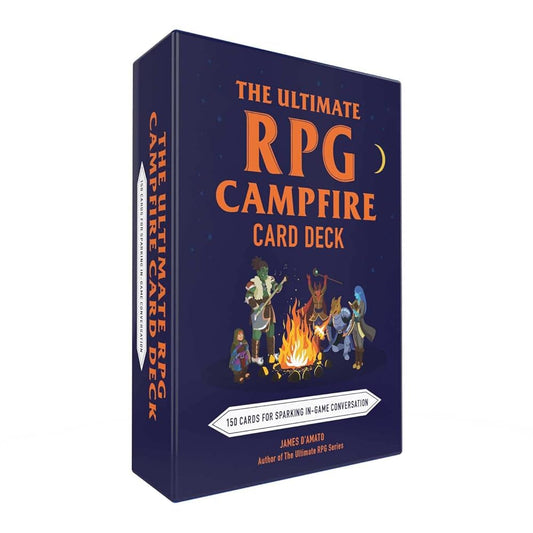 The Ultimate RPG Campfire Card Deck: 150 Cards for Sparking In-Game Conversation (Ultimate Role Playing Game Series) cover image
