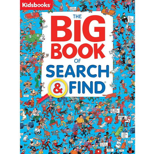 The Big Book of Search & Find - Fun Hidden Object Game for Kids | Boosts Focus & Observation Skills | Engaging Brain-Training Activity Book cover image