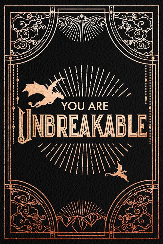 Official Iron Flame Journal: You Are Unbreakable Edition with Lined Pages cover image