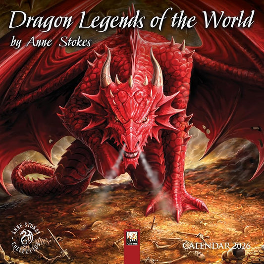 Anne Stokes: Dragon Legends of the World Mini Wall calendar 2026 (Art Calendar) cover image