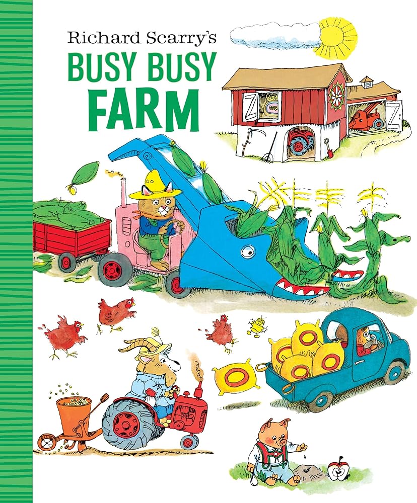 Richard Scarry's Busy Busy Farm (Richard Scarry's BUSY BUSY Board Books) cover image