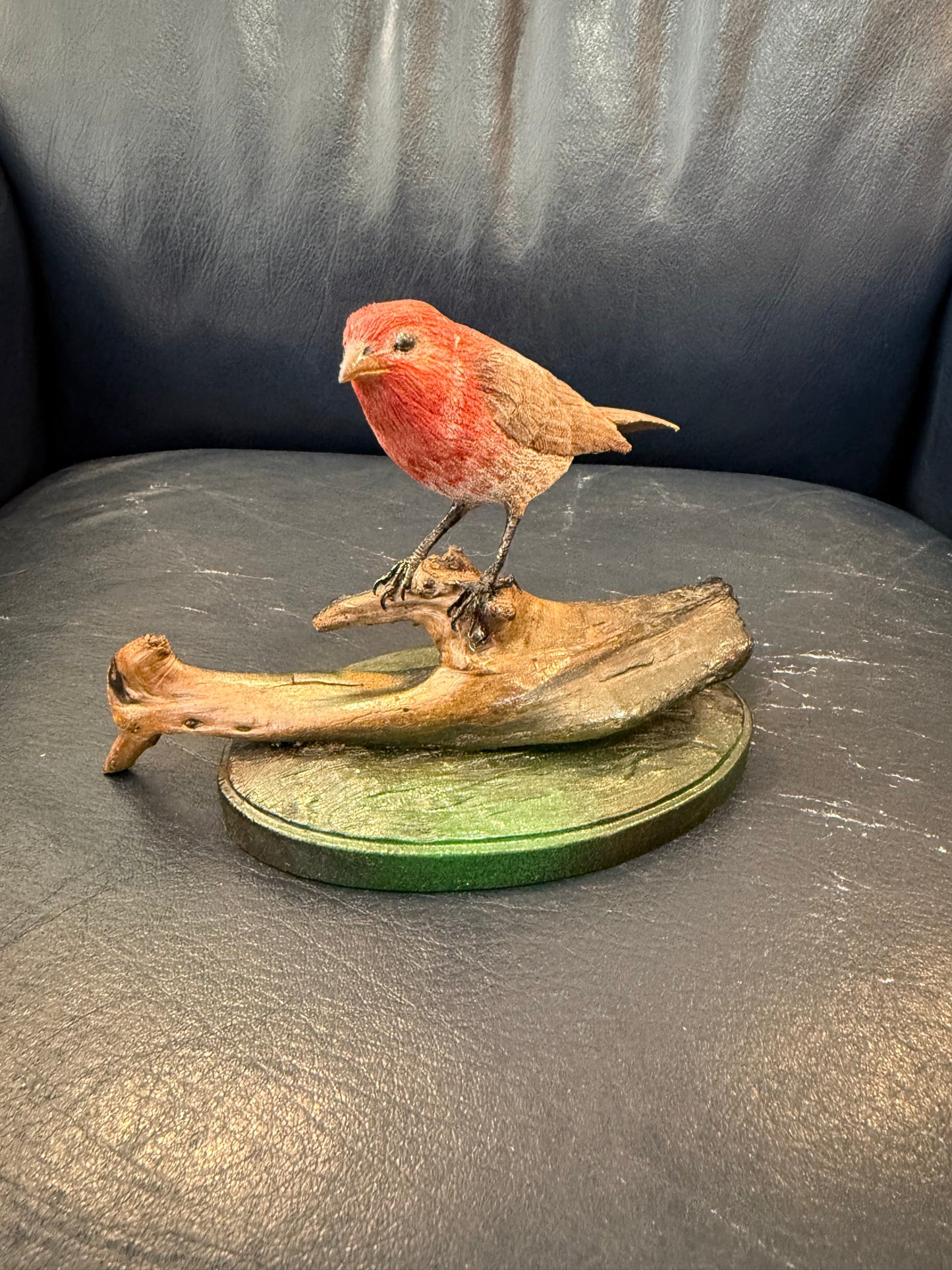 House Wren hand carved by Delmar Schlueter