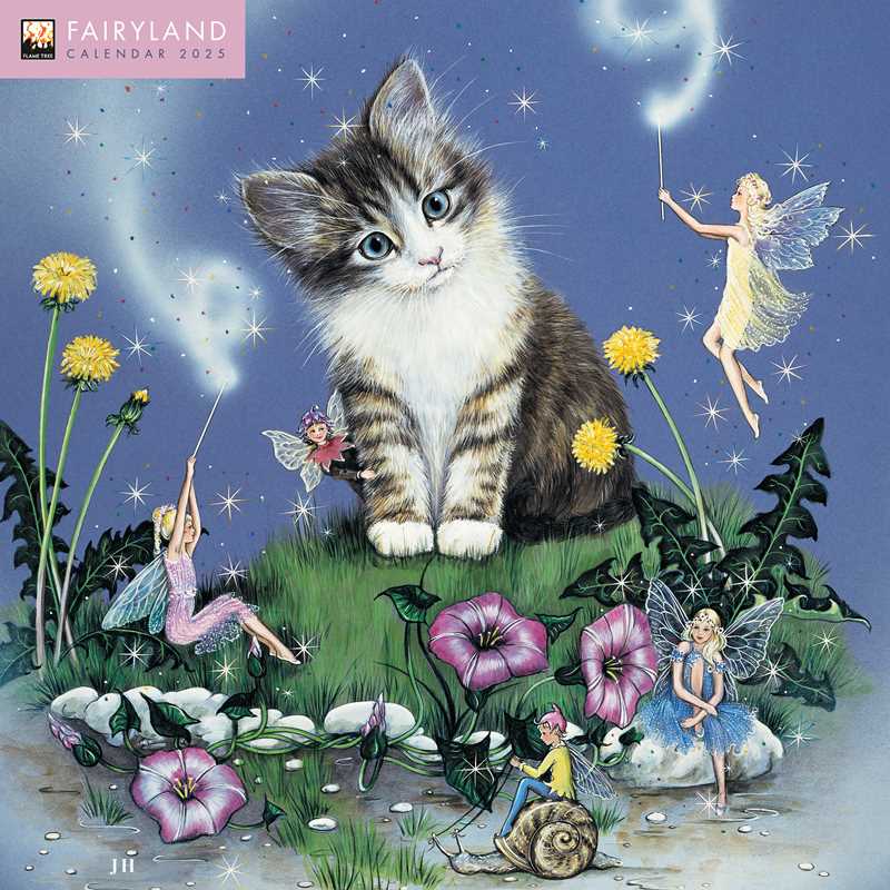 Fairyland by Jean & Ron Henry Wall Calendar 2025 (Art Calendar) by