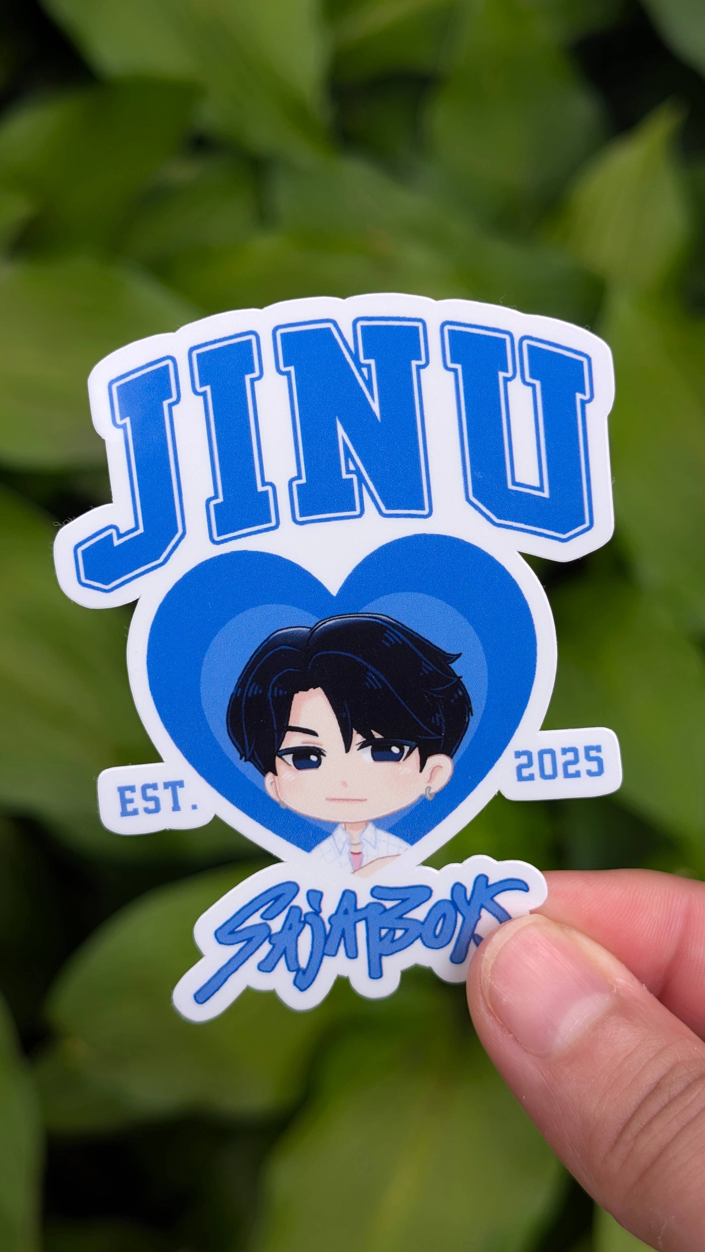 Clear K-pop Demon Hunter stickers, SAJA BOYS, soda pop