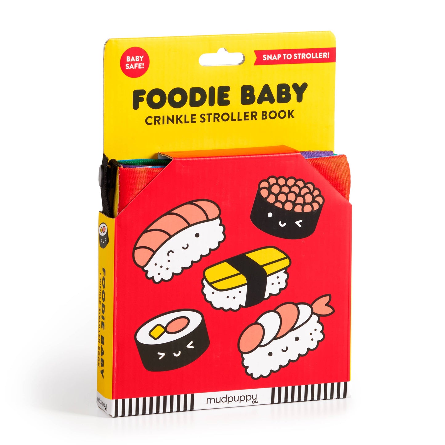 Foodie Baby Crinkle Fabric Stroller Book