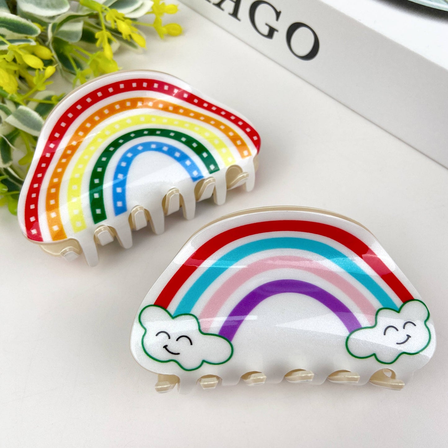 Rainbow Hair Claw