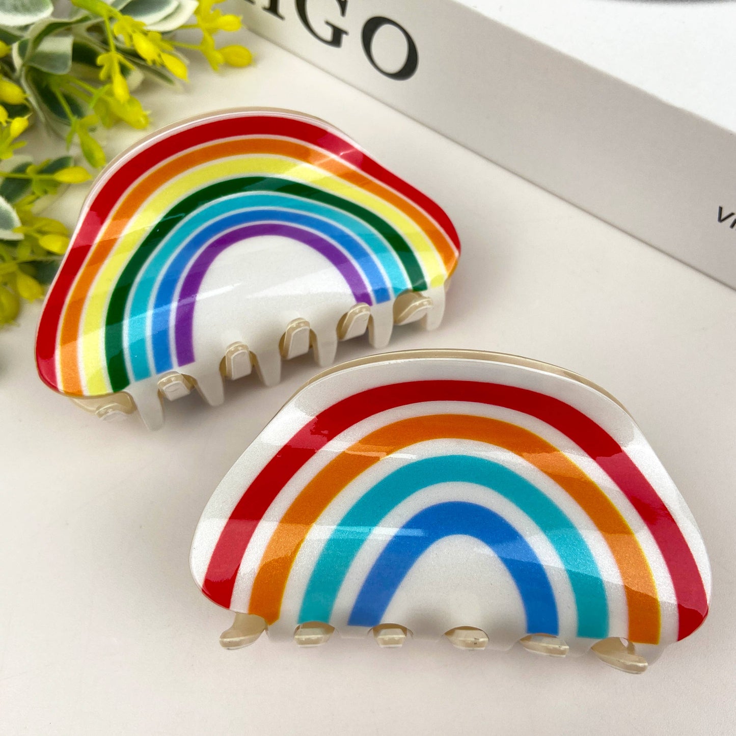 Rainbow Hair Claw