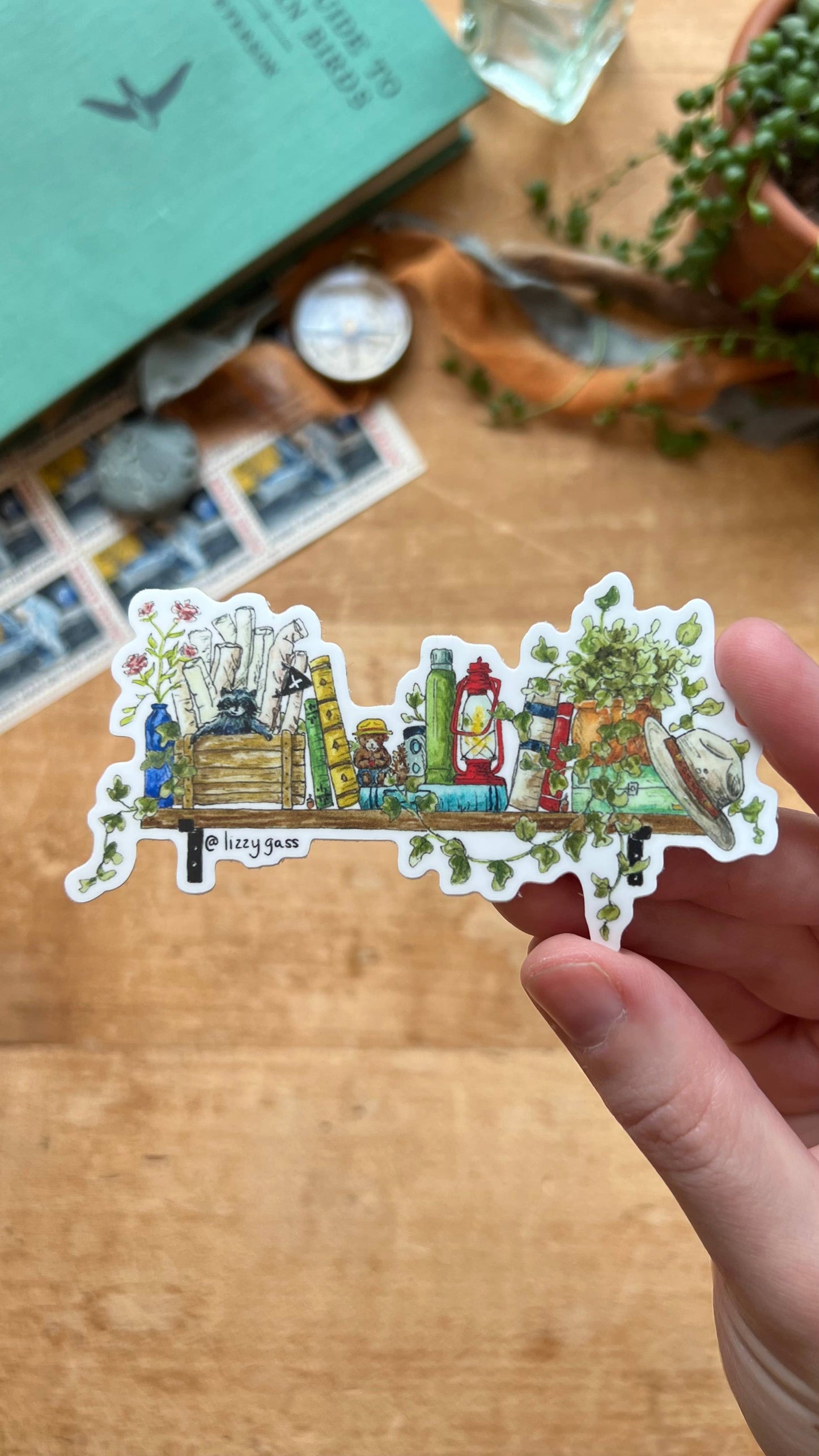 The Park Ranger's Shelf Sticker