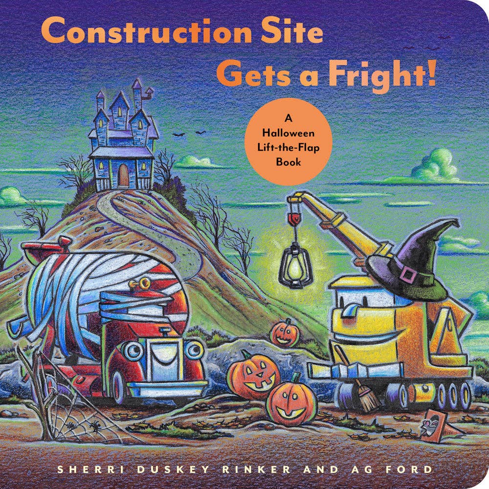 Construction Site Gets a Fright!: A Halloween Lift-the-Flap Book (Goodnight, Goodnight, Construc)