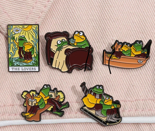 Frog & Toad Pin